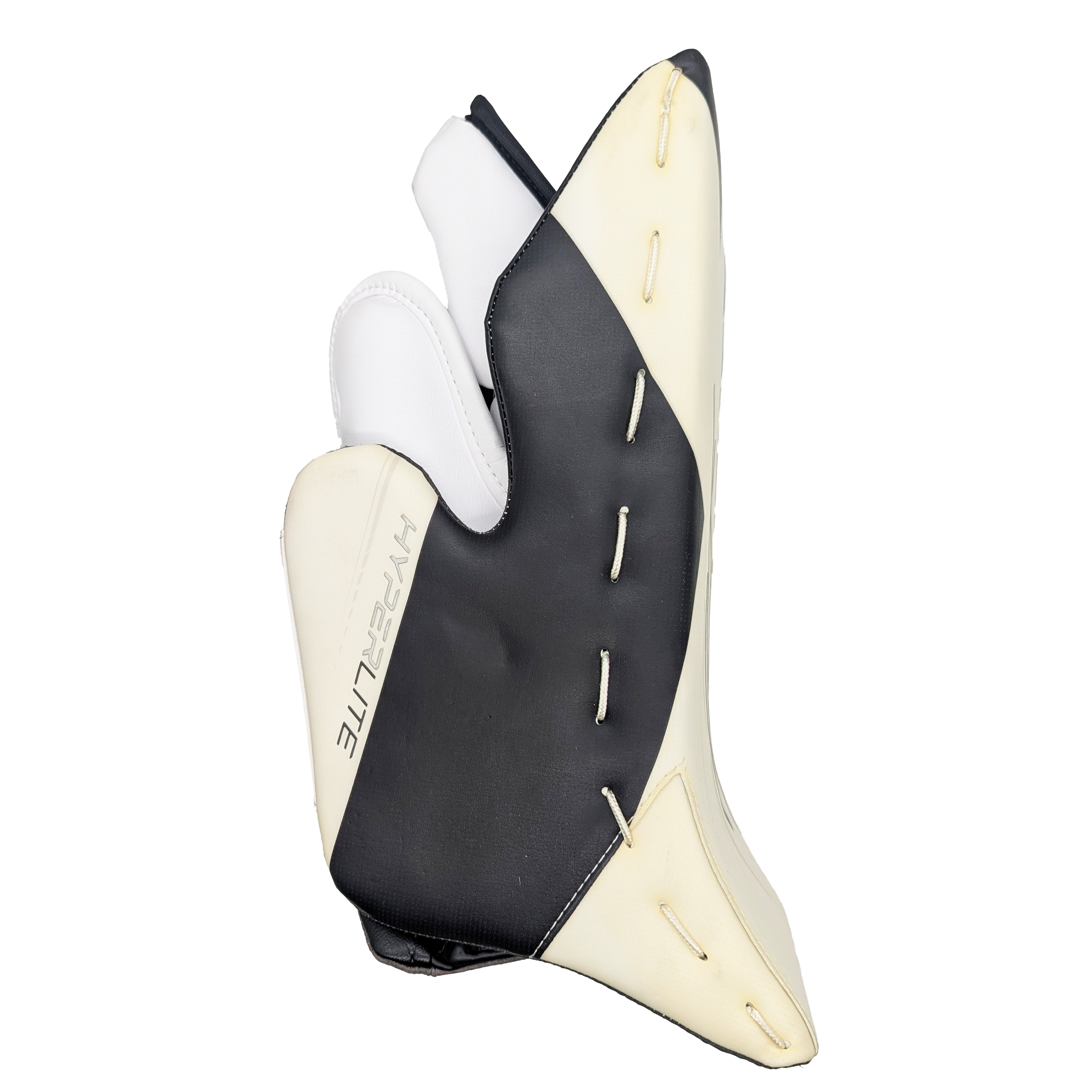 Bauer Vapor Hyperlite – Bloqueur de gardien AHL Pro Stock (blanc/noir/argent)